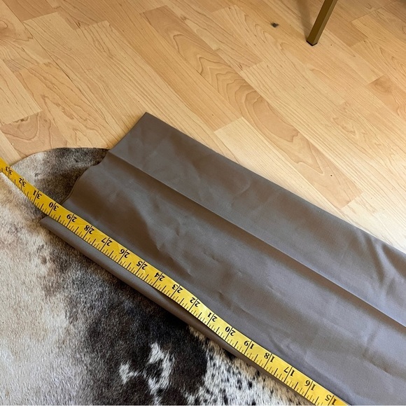 GOEN.J NWT Tan Wool Blend Straight Leg Trousers Side Buttons Size 6 - Picture 8 of 8